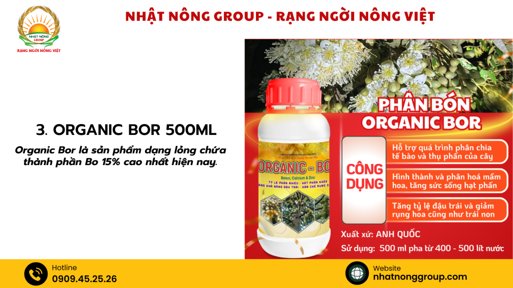 Organic Bor 500ml