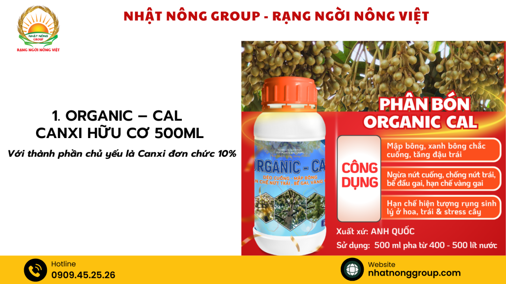 Organic – Cal Canxi hữu cơ 500ml