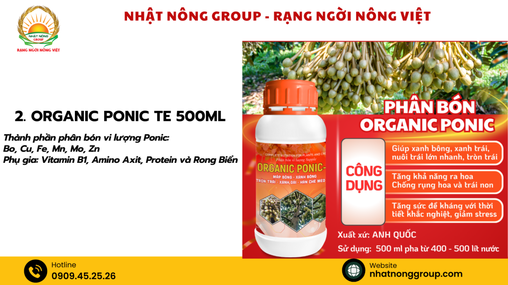 Organic Ponic TE 500ml