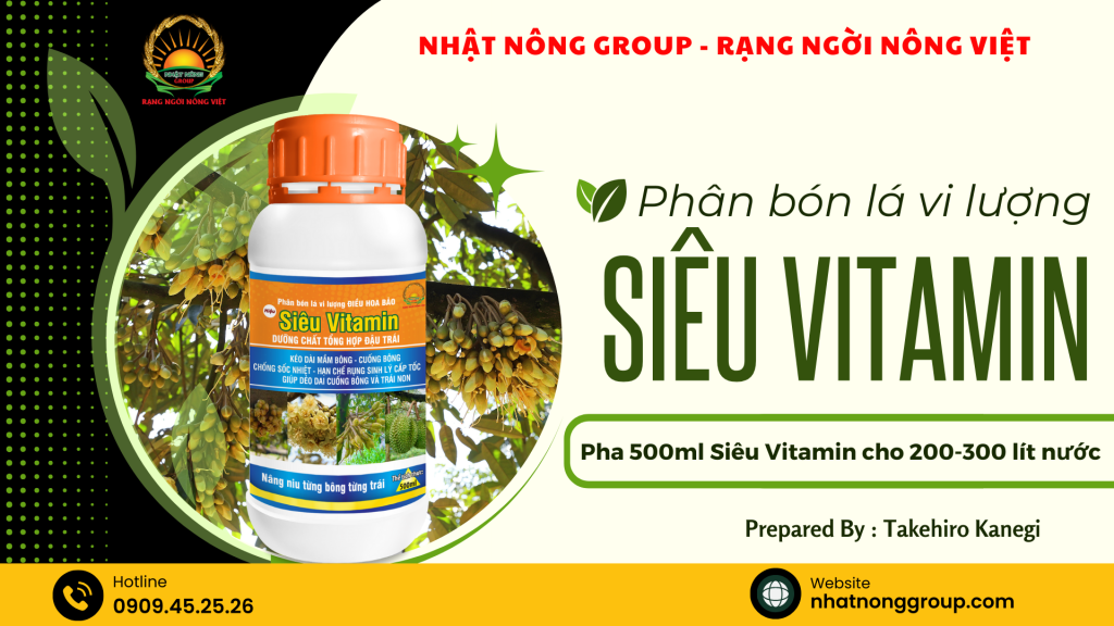 Siêu Vitamin phân bón lá vi lượng