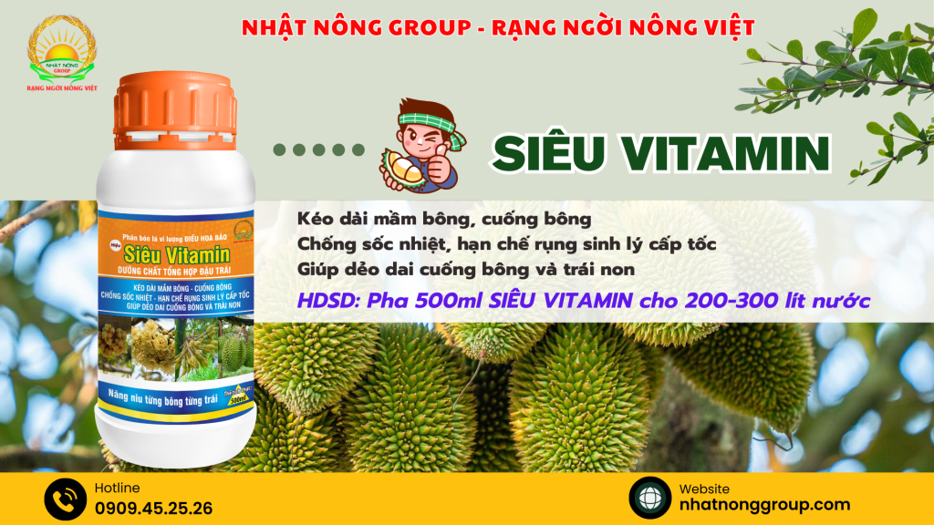 Siêu Vitamin chống sốc nhiệt, sốc nước