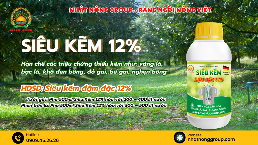 Siêu kẽm đậm đặc 12%