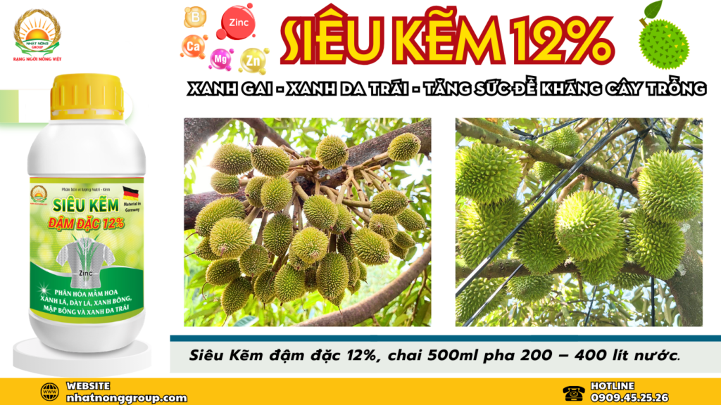 Siêu Kẽm 12% – Tăng lực toàn cây